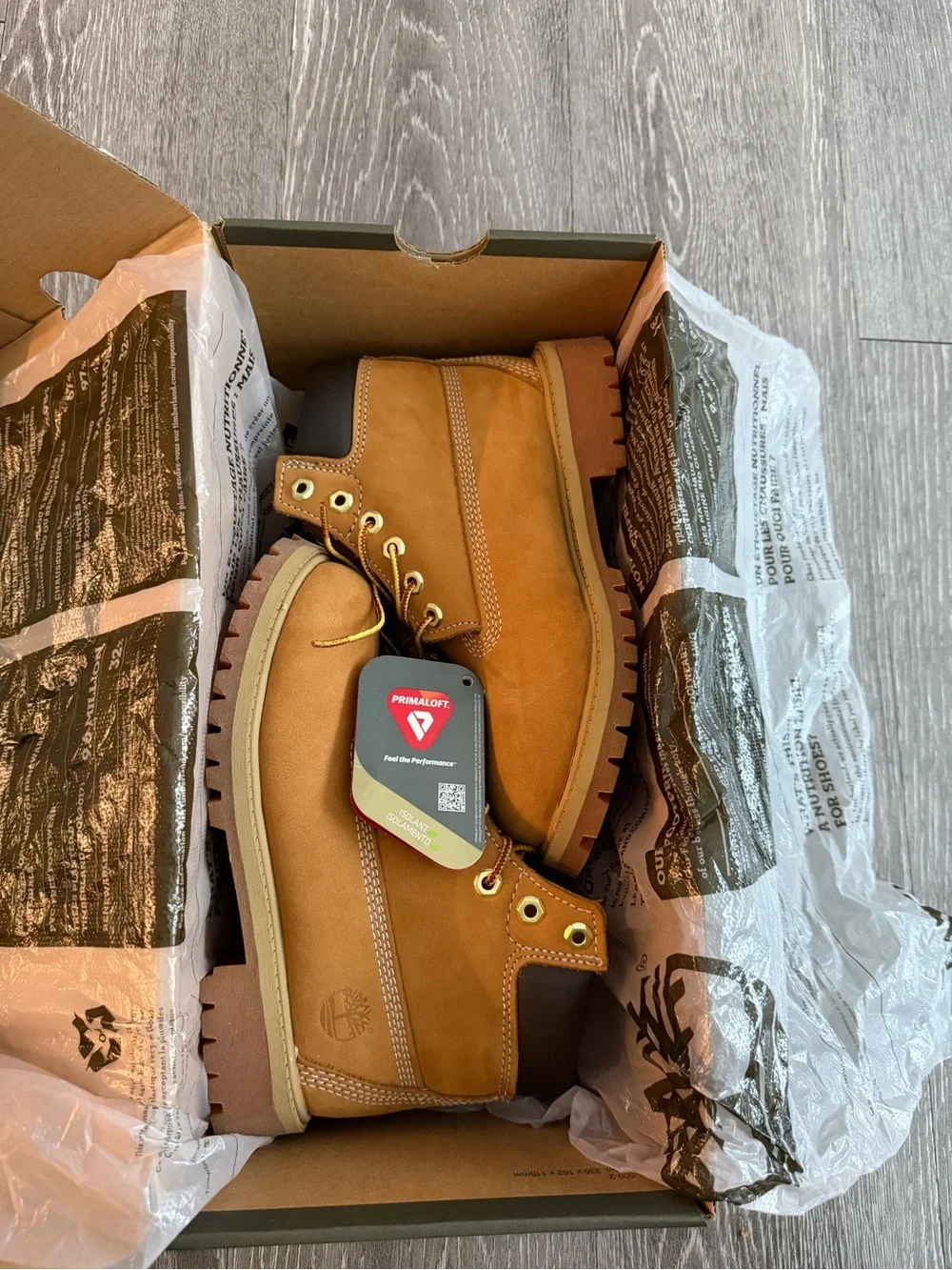 Timberland Kid's Wheat Lace-Up Hiking Boots